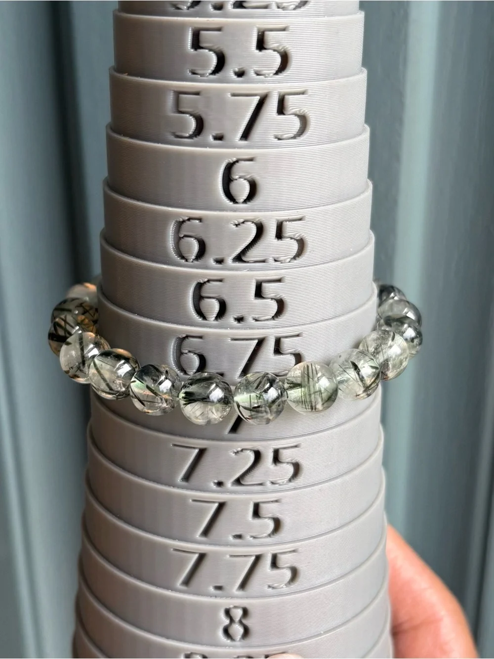 HQ Green Rutile in Quartz Crystal Bracelet